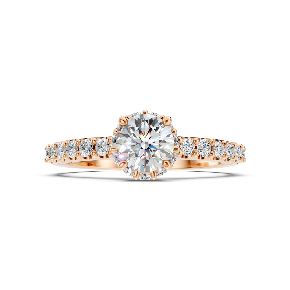 Anel de Noivado com Diamante Gran Florence