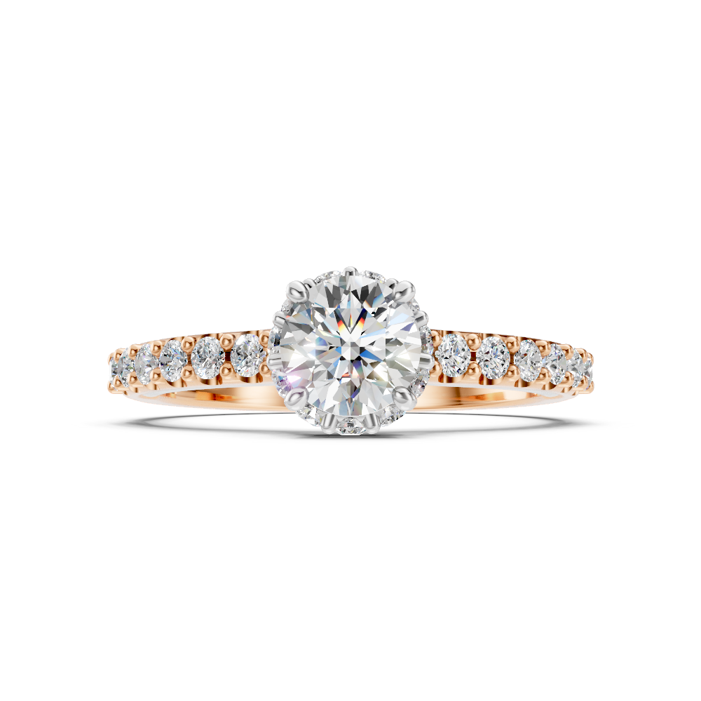 Anel de Noivado com Diamante Gran Florence