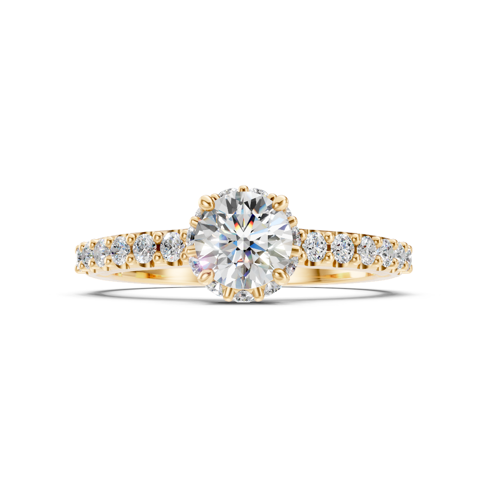 Anel de Noivado com Diamante Gran Florence