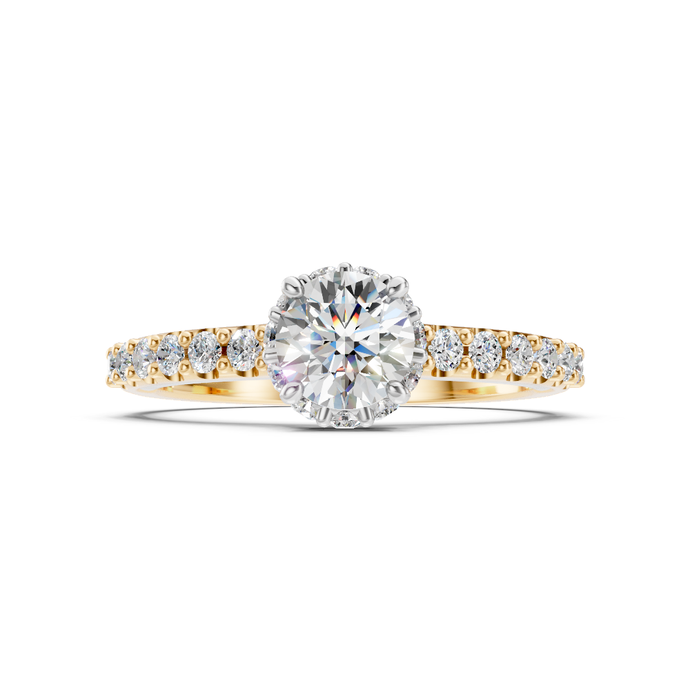 Anel de Noivado com Diamante Gran Florence