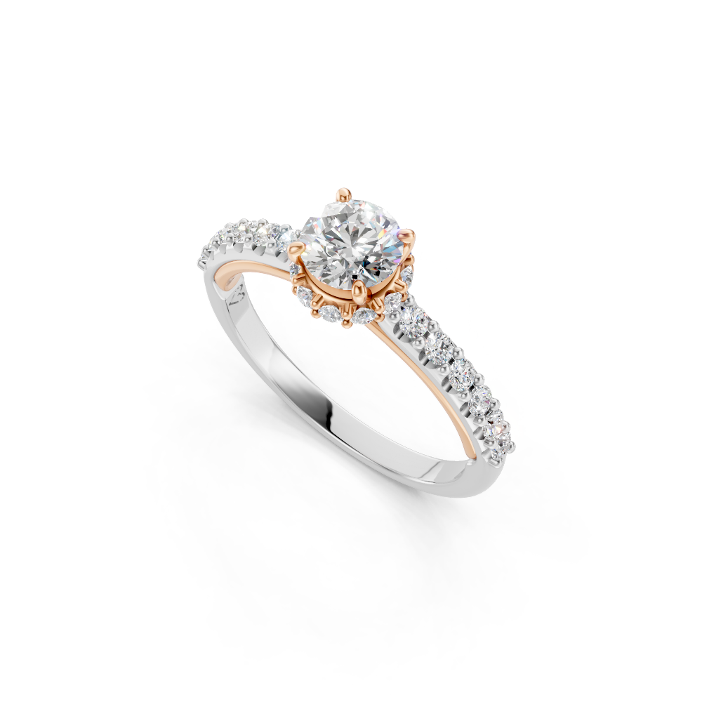 Anel de Noivado com Diamante Gran Florence