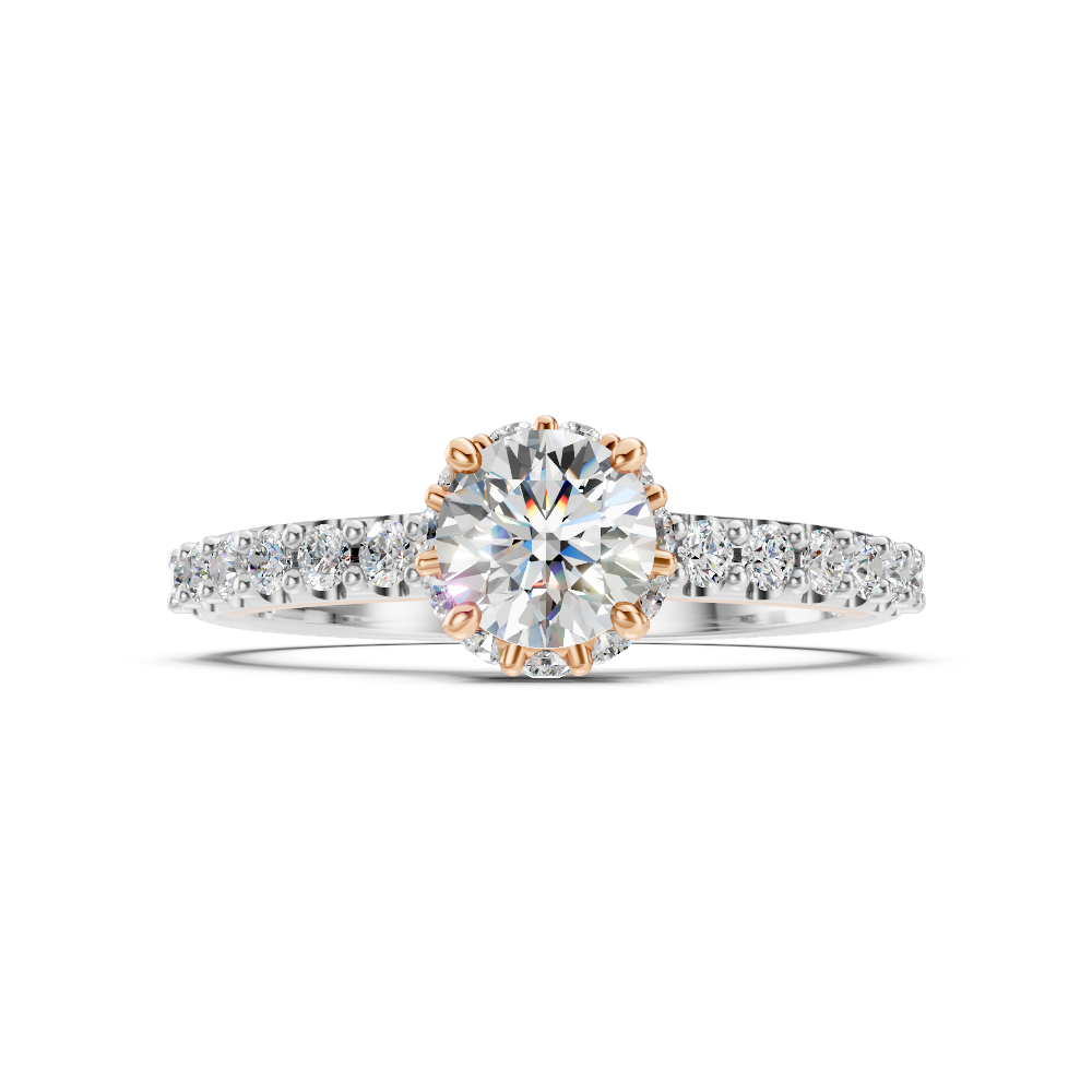 Anel de Noivado com Diamante Gran Florence