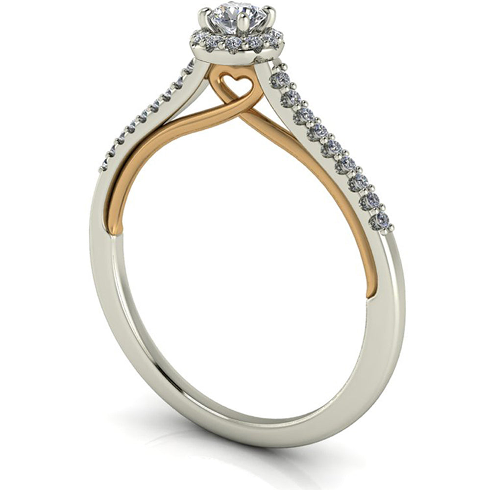 Anel de noivado com diamante Julieta Petit