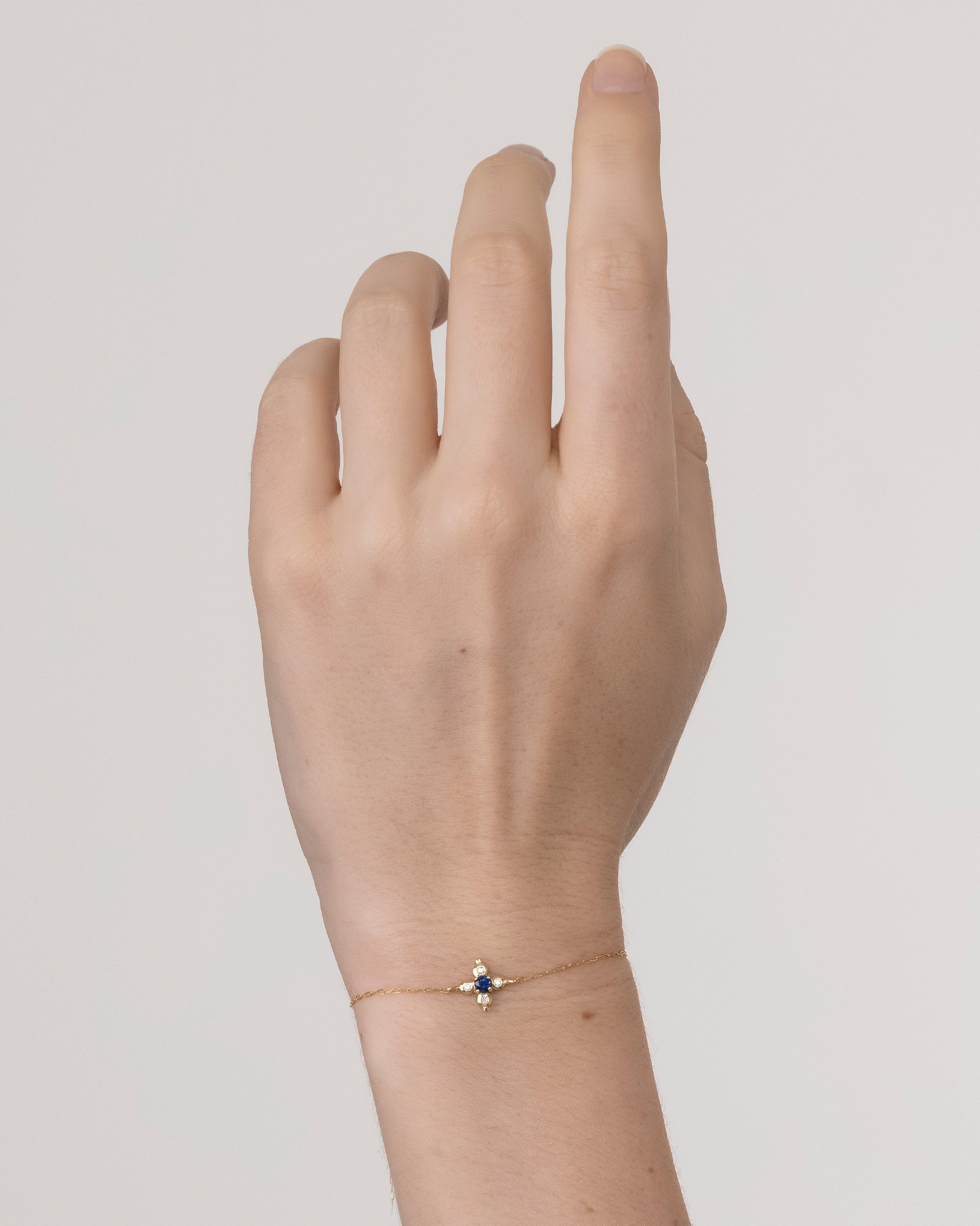 Pulseira Supernova em Ouro 18k e Safira