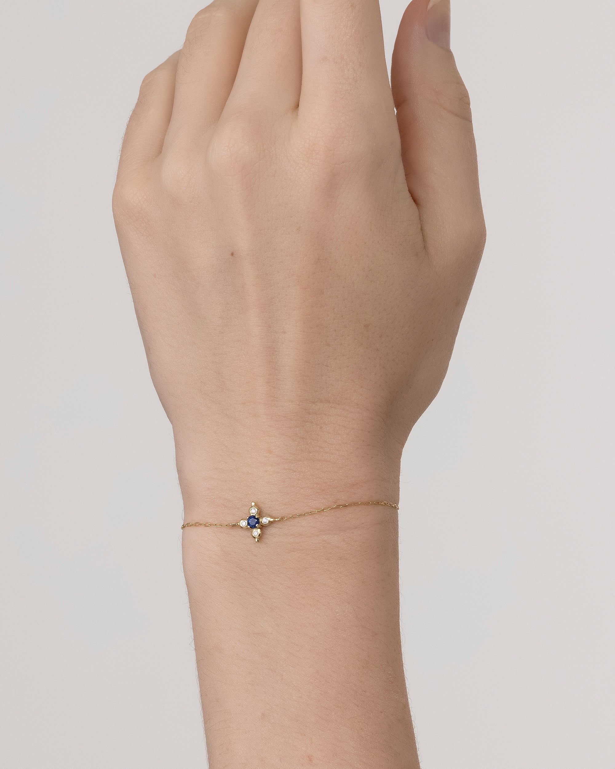 Pulseira Supernova em Ouro 18k e Safira