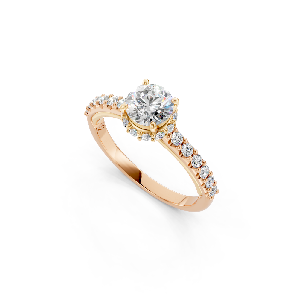 Anel de Noivado com Diamante Gran Florence