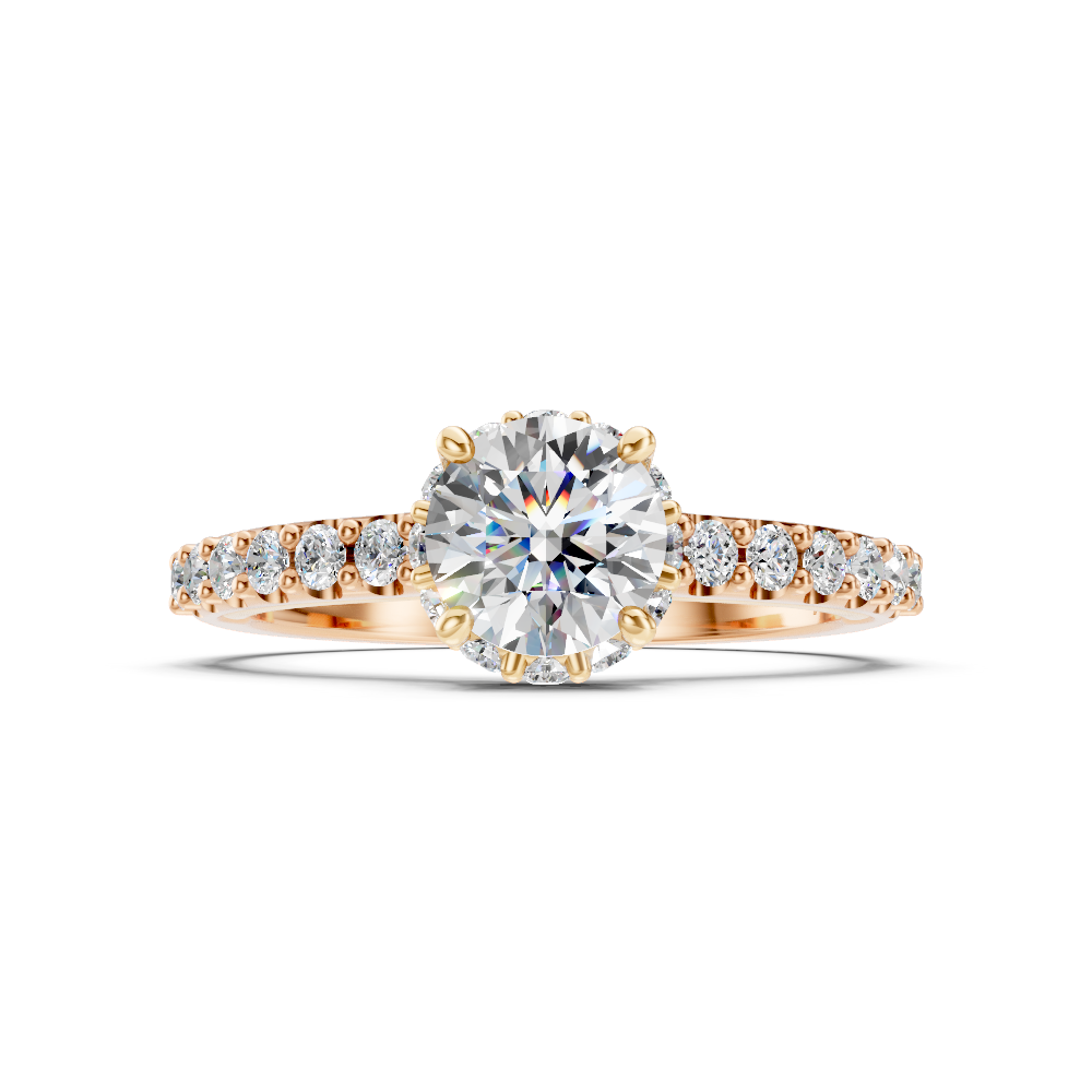 Anel de Noivado com Diamante Gran Florence