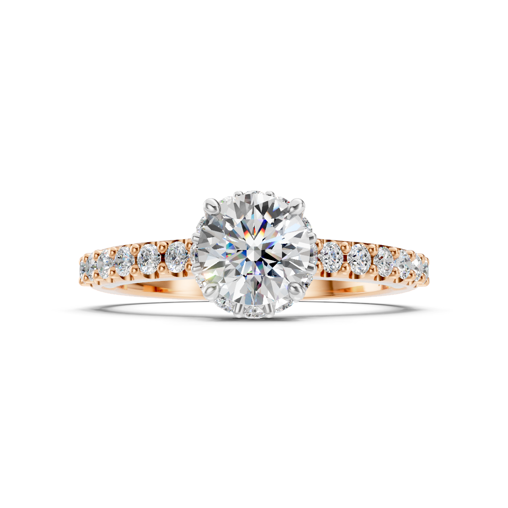 Anel de Noivado com Diamante Gran Florence