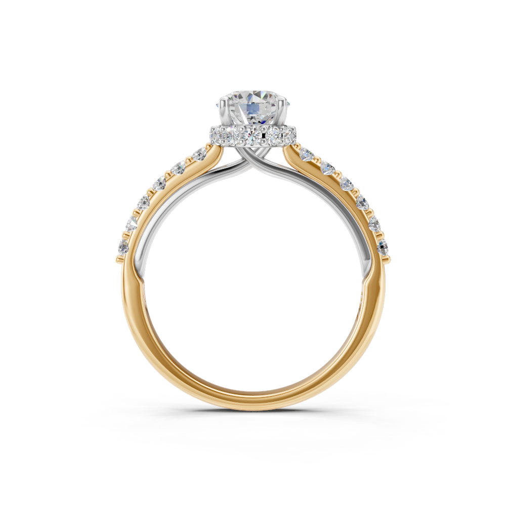 Anel de Noivado com Diamante Gran Florence