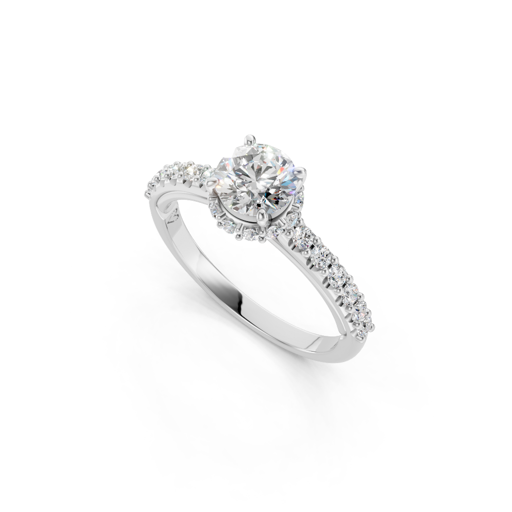 Anel de Noivado com Diamante Gran Florence