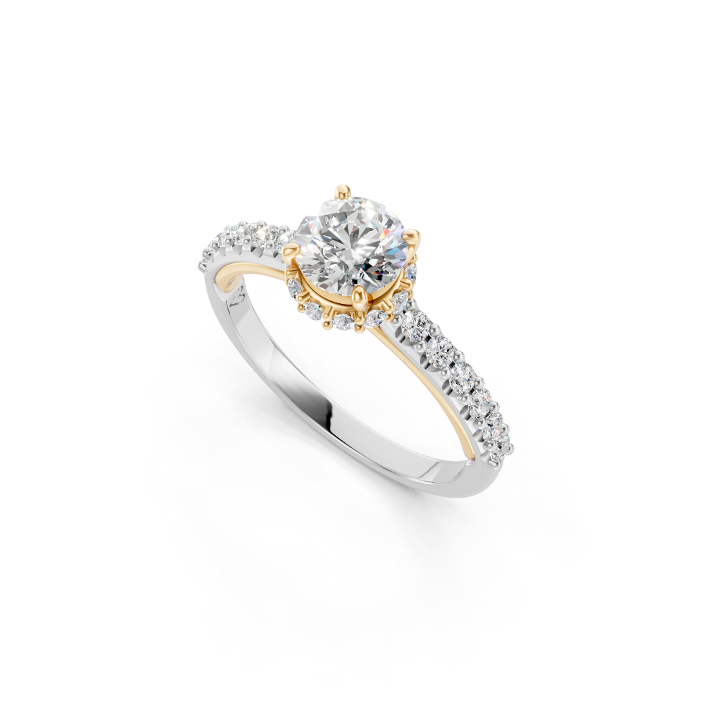 Anel de Noivado com Diamante Gran Florence