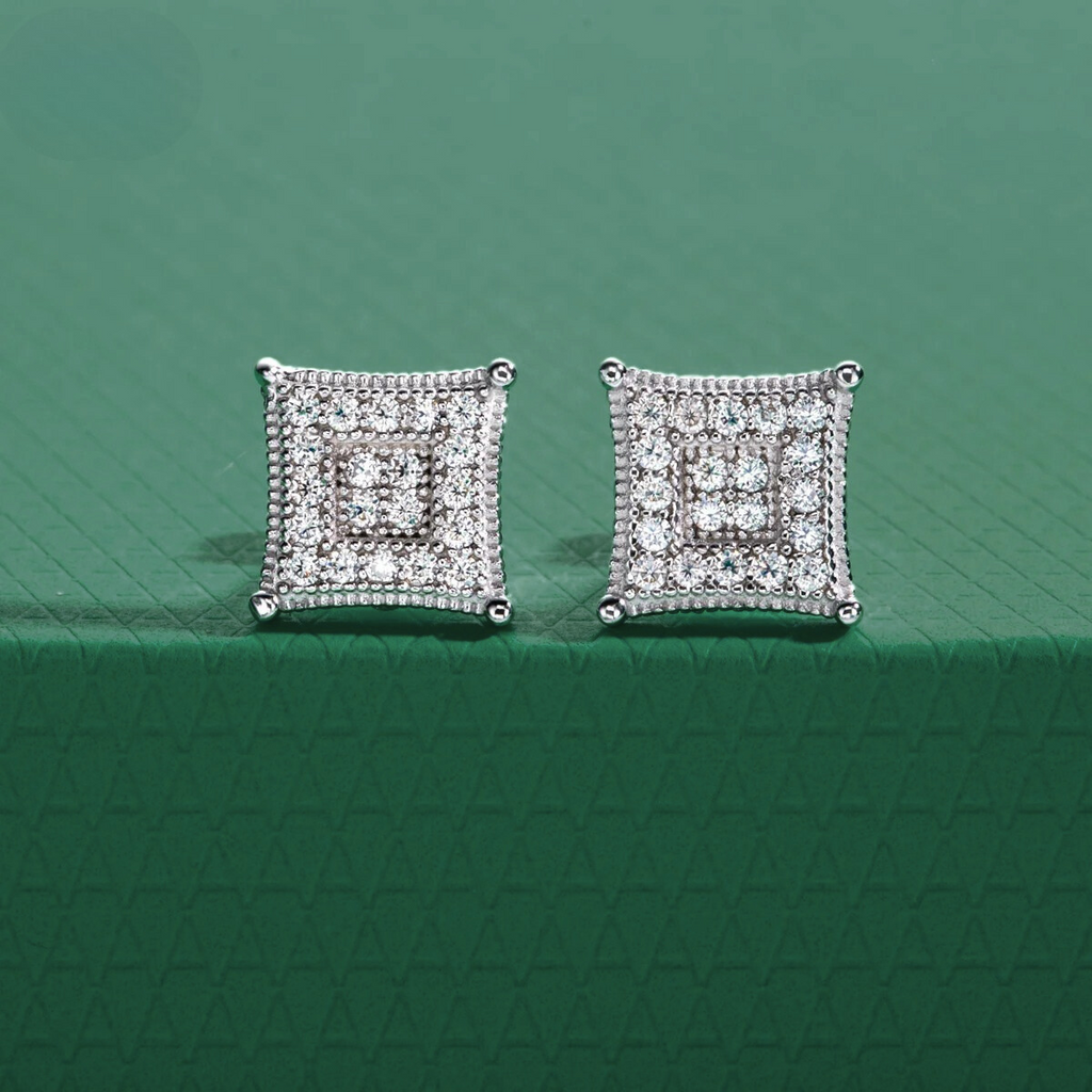 Brinco Quadrille Moissanite