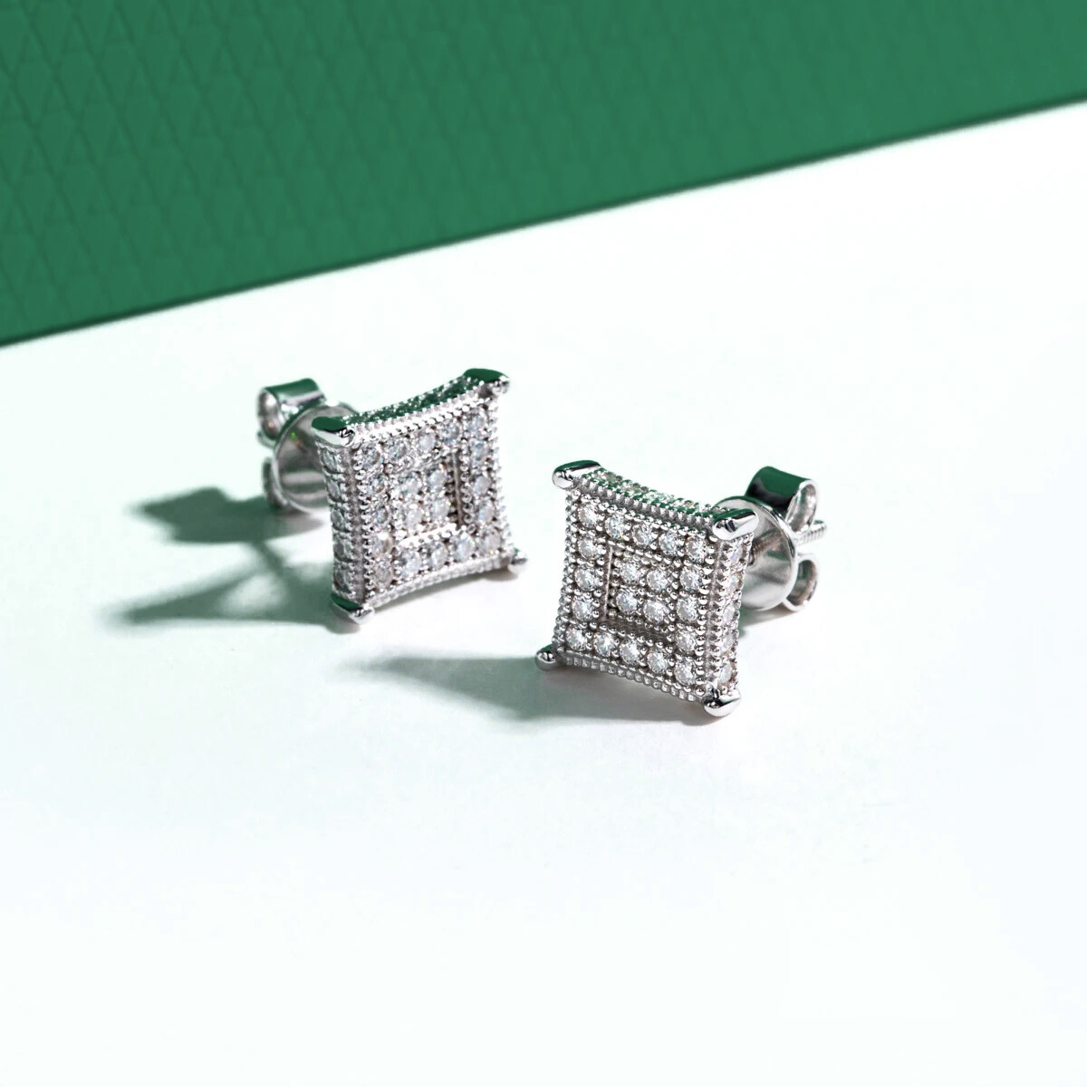 Brinco Quadrille Moissanite