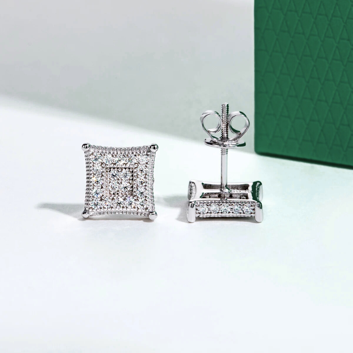 Brinco Quadrille Moissanite