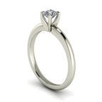 Anel de noivado com diamante Louvre