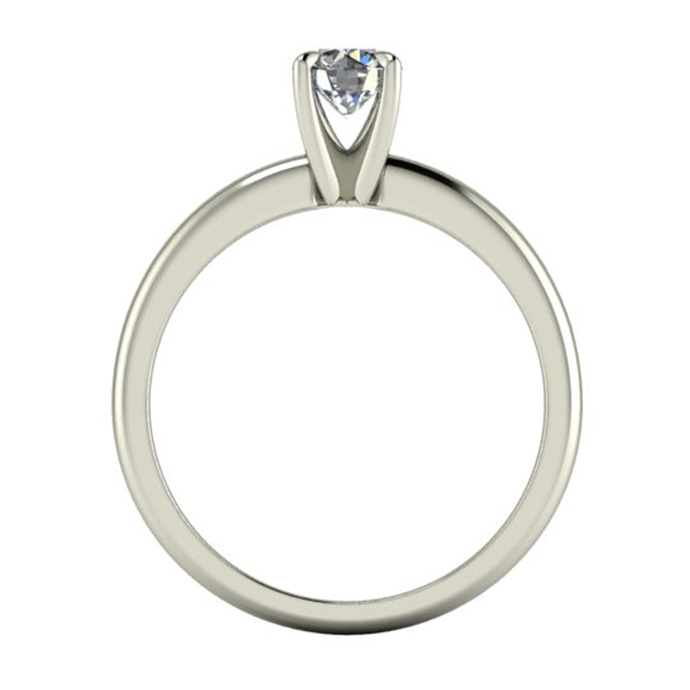 Anel de noivado com diamante Louvre