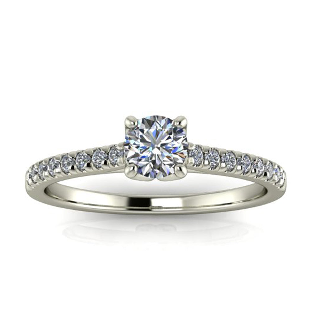 Anel de noivado com diamante Marseille