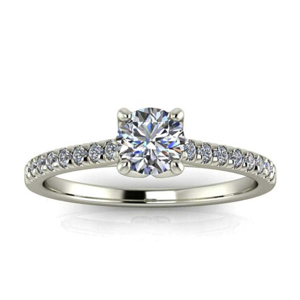 Anel de noivado com diamante Marseille