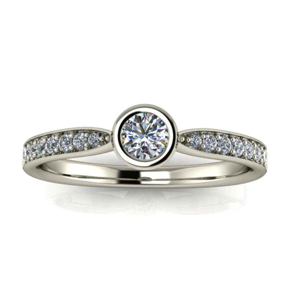Anel de noivado com diamante Lausanne