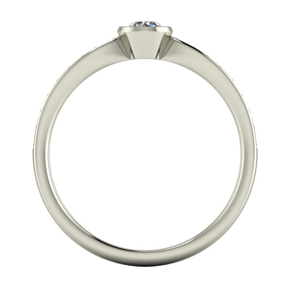 Anel de noivado com diamante Lausanne