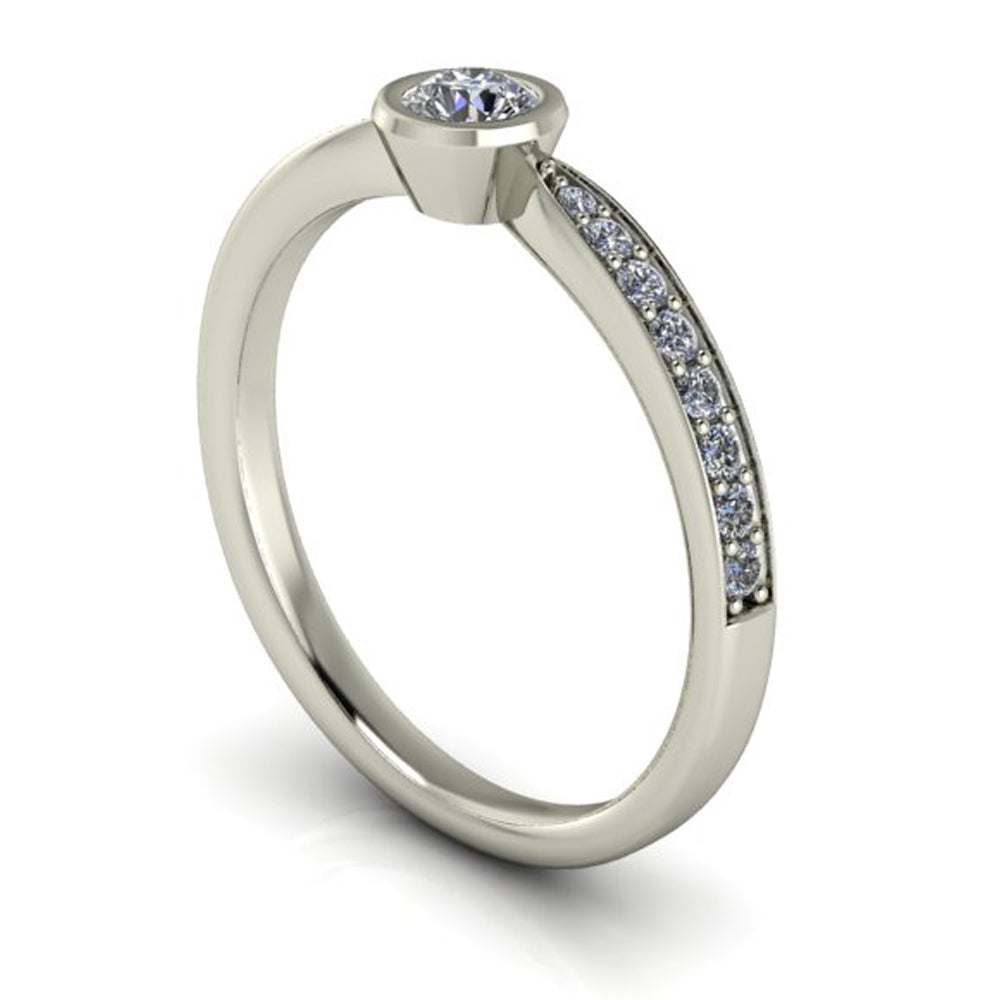 Anel de noivado com diamante Lausanne