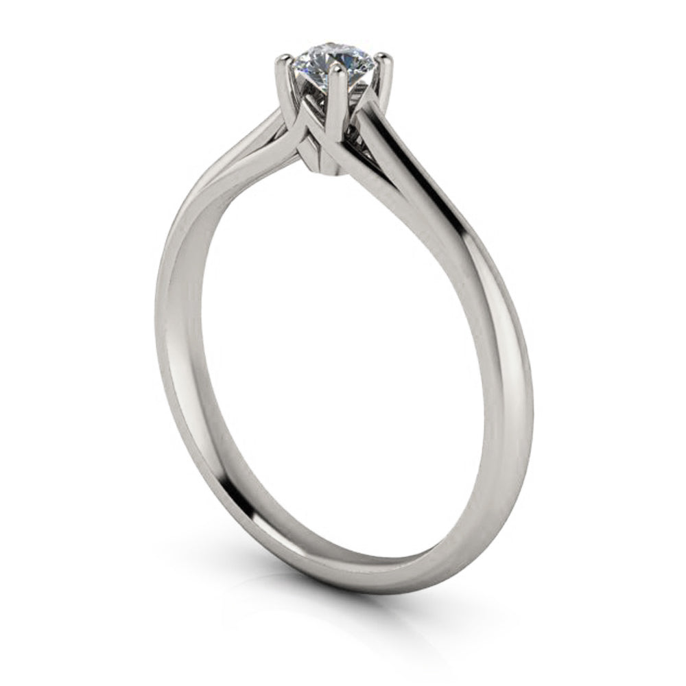 Anel de noivado com diamante Paris