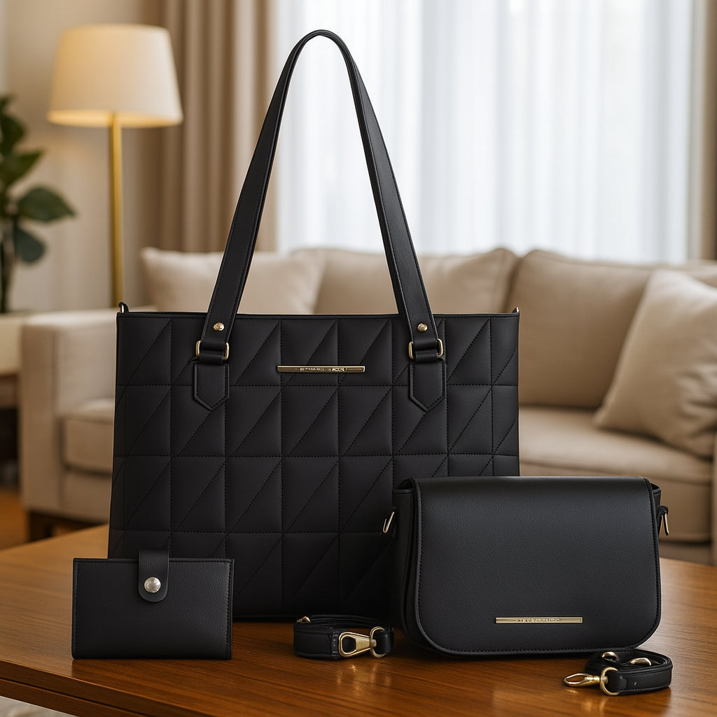 Kit Aurora Soft Luxe (Shopper + Pequena + Carteira)