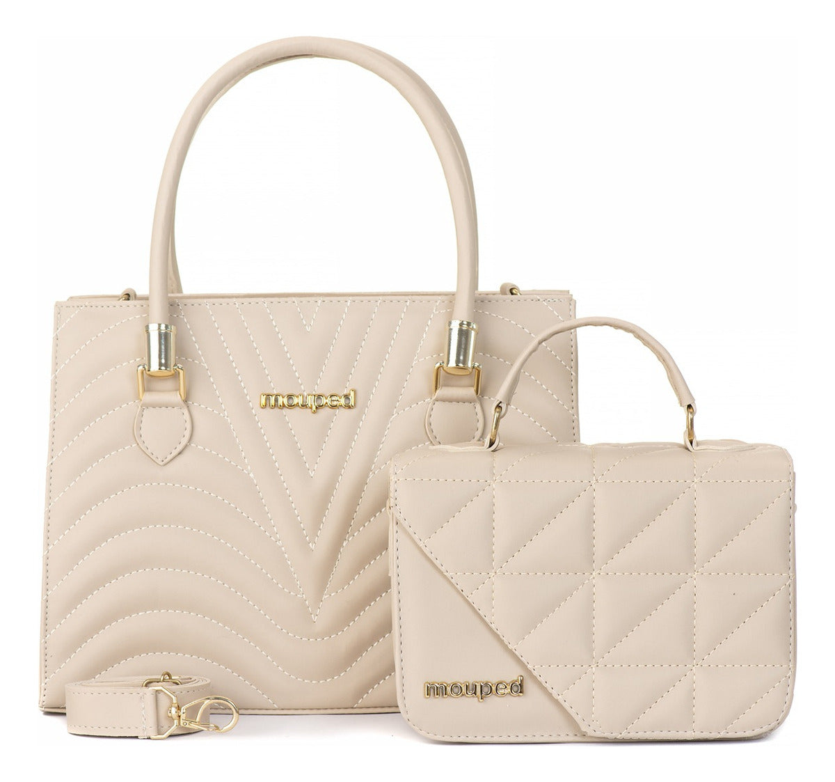 Conjunto Lumière Marfim (Bolsa + Mini Bag)