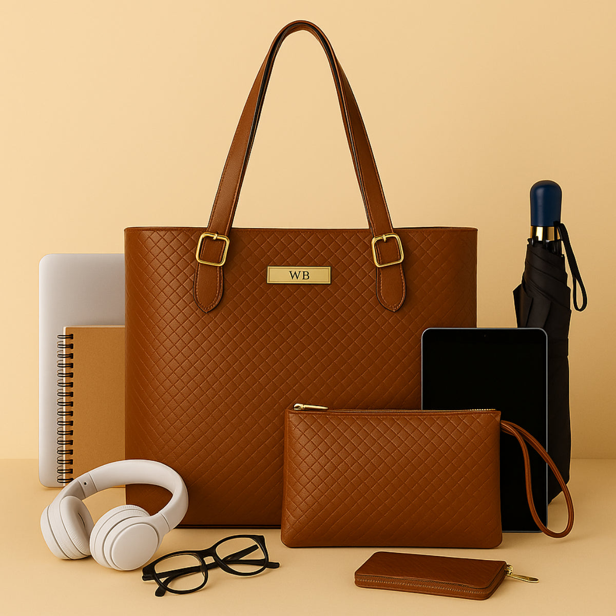 Bolsa Valentina Viena Grande Premium + Necessaire