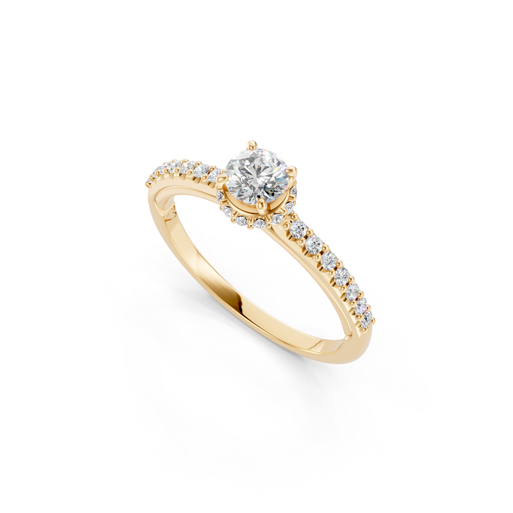 Anel de noivado com diamante Florence