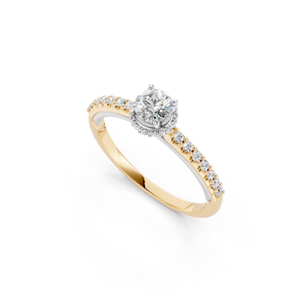 Anel de noivado com diamante Florence