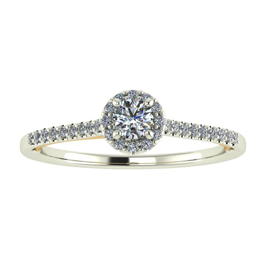 Anel de noivado com diamante Julieta Petit