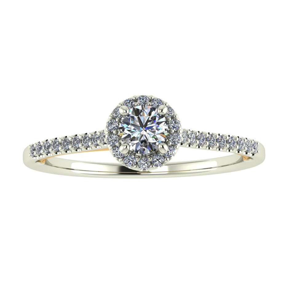 Anel de noivado com diamante Julieta Petit