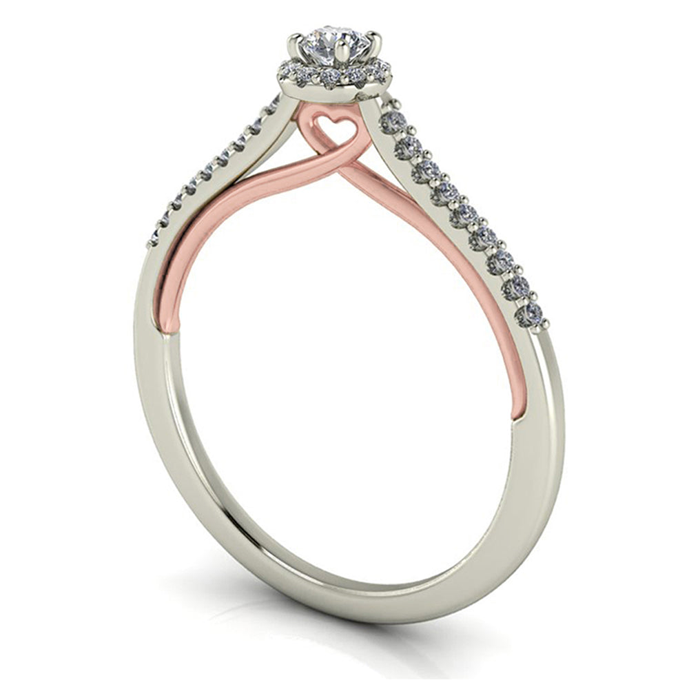 Anel de noivado com diamante Julieta Petit