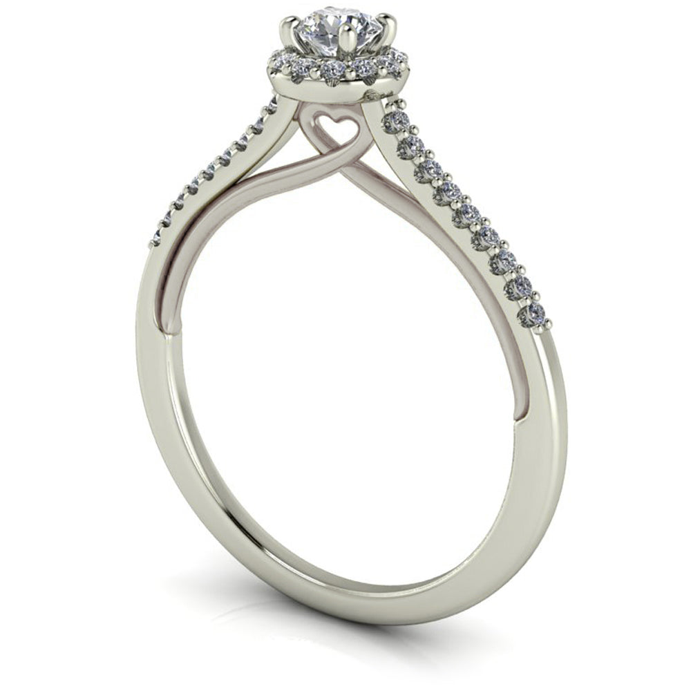 Anel de noivado com diamante Julieta Petit