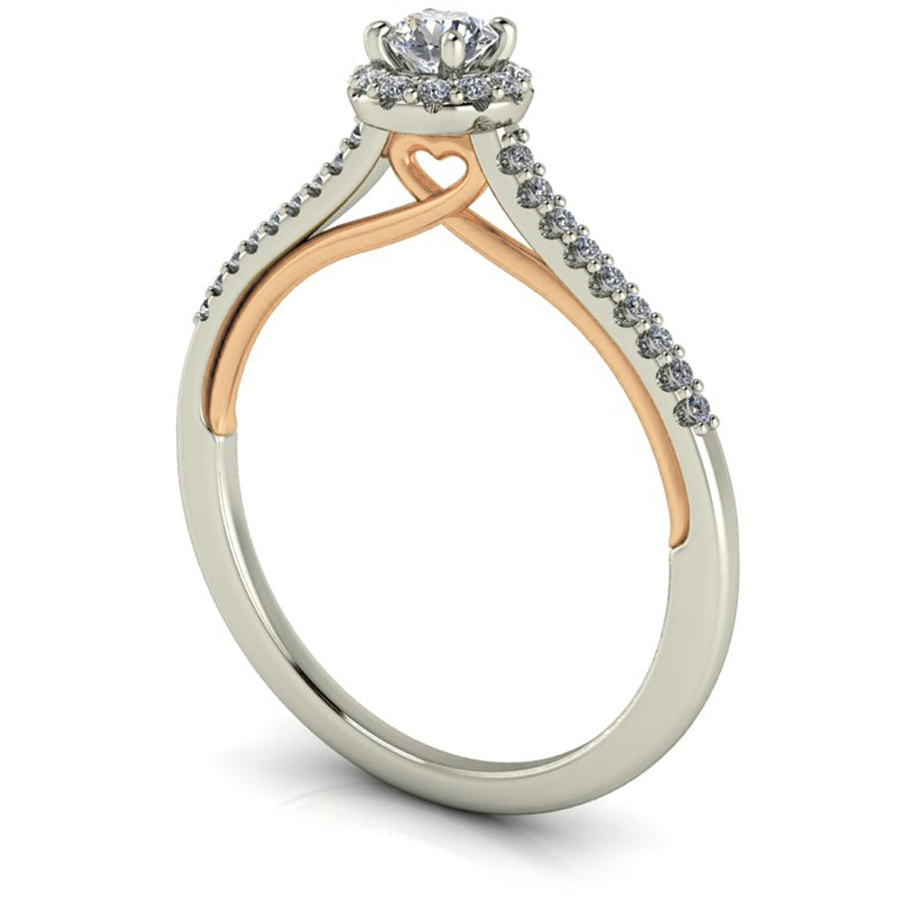 Anel de noivado com diamante Julieta Petit