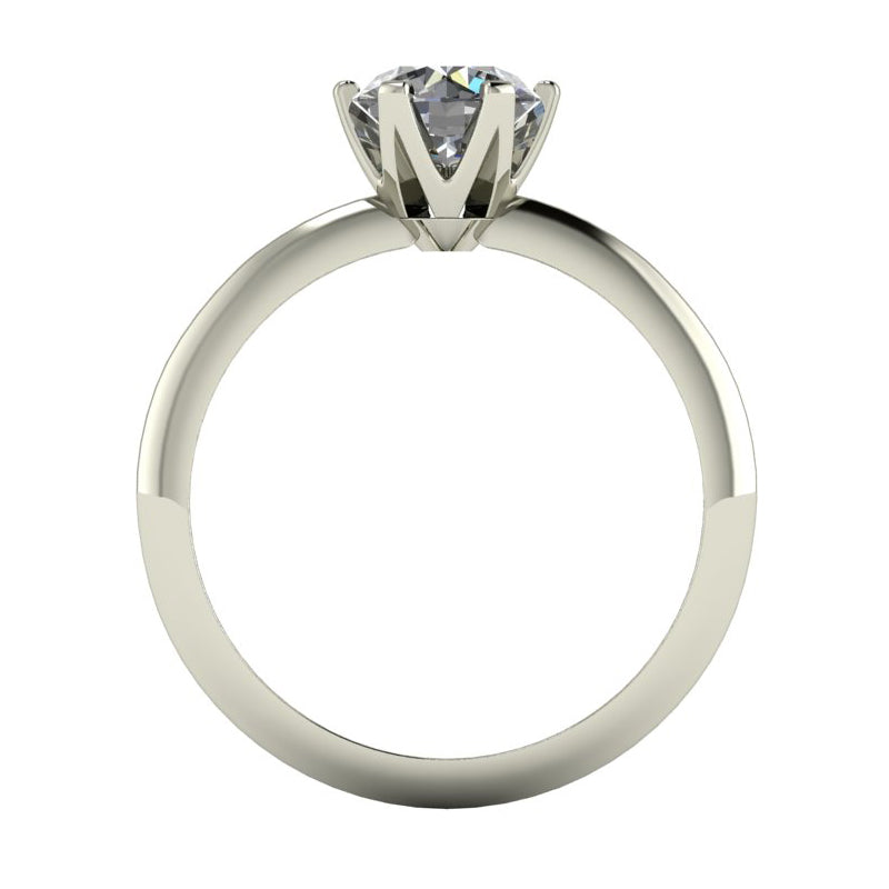 Anel de noivado com diamante Mônaco