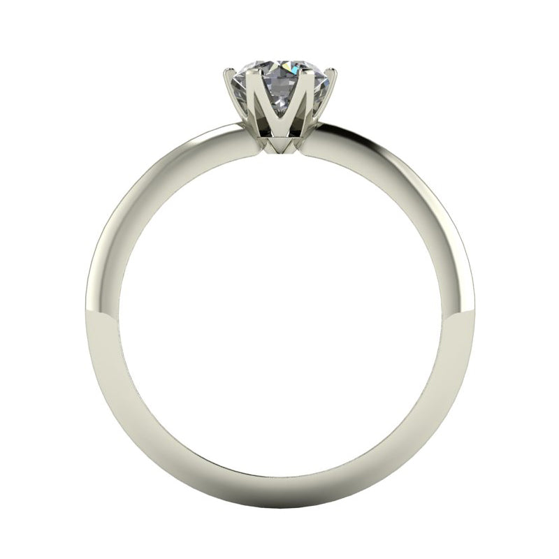 Anel de noivado com diamante Mônaco