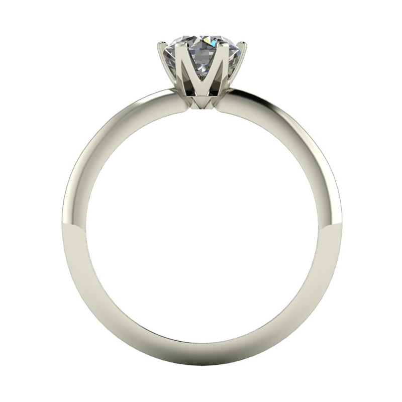 Anel de noivado com diamante Mônaco