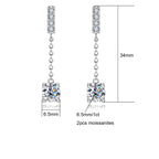 Brinco Celestial Moissanite