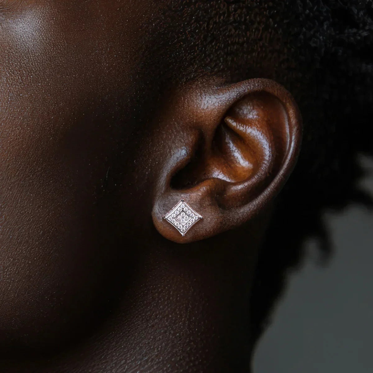 Brinco Quadrille Moissanite