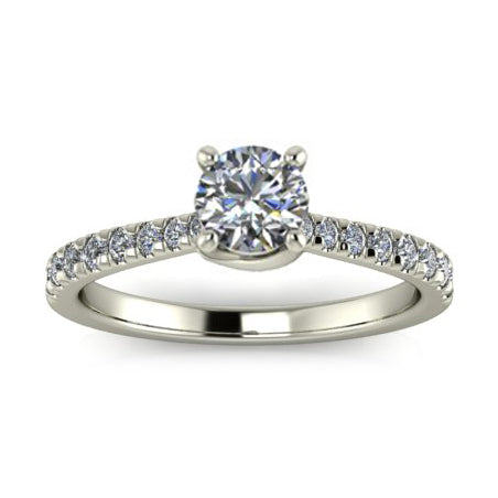 Anel de noivado com diamante Veneza