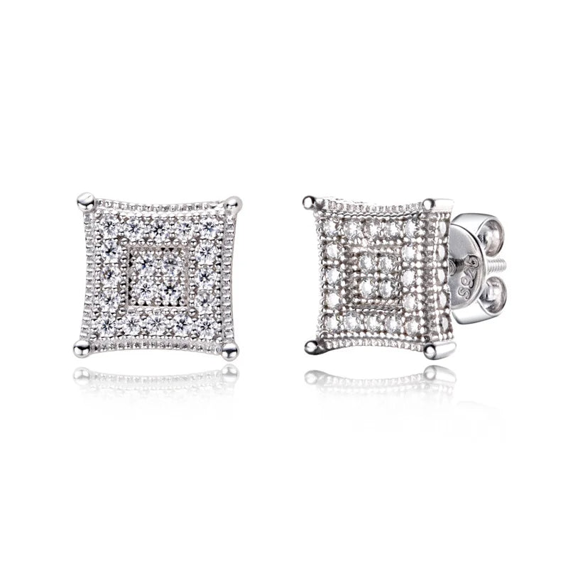 Brinco Quadrille Moissanite