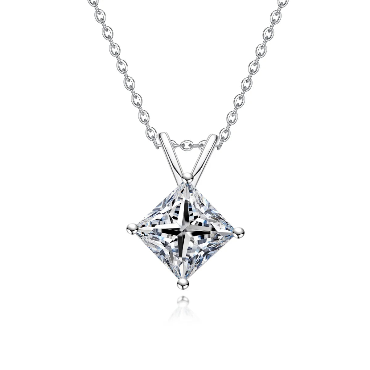 Colar Princess Moissanite