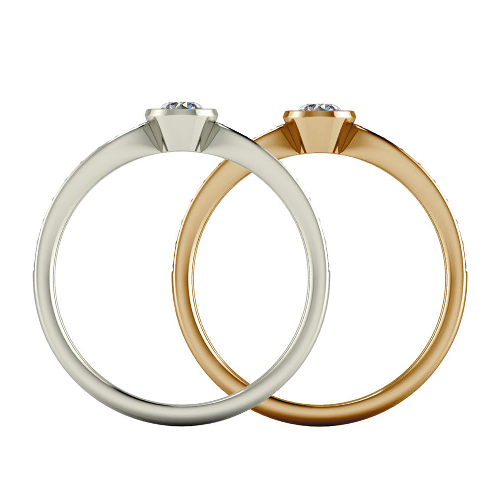 Anel de noivado com diamante Lausanne