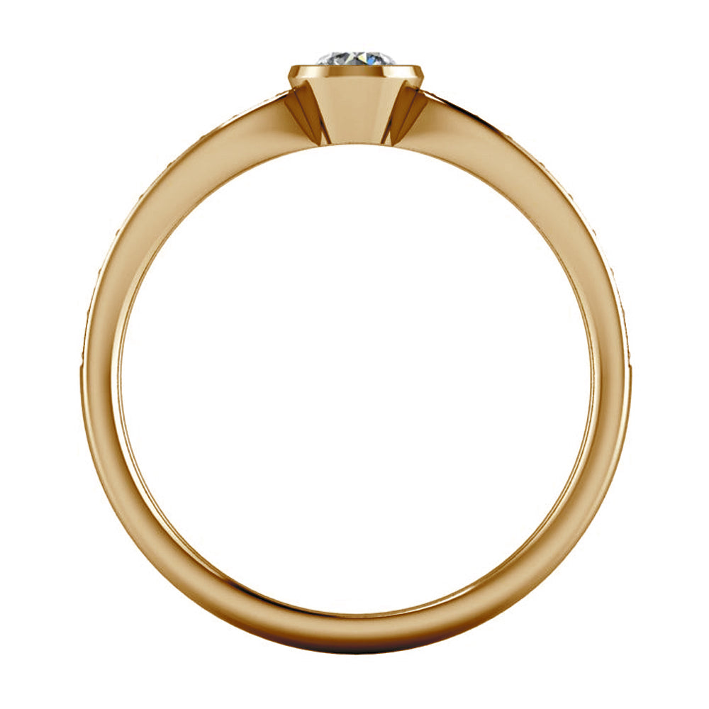 Anel de noivado com diamante Lausanne