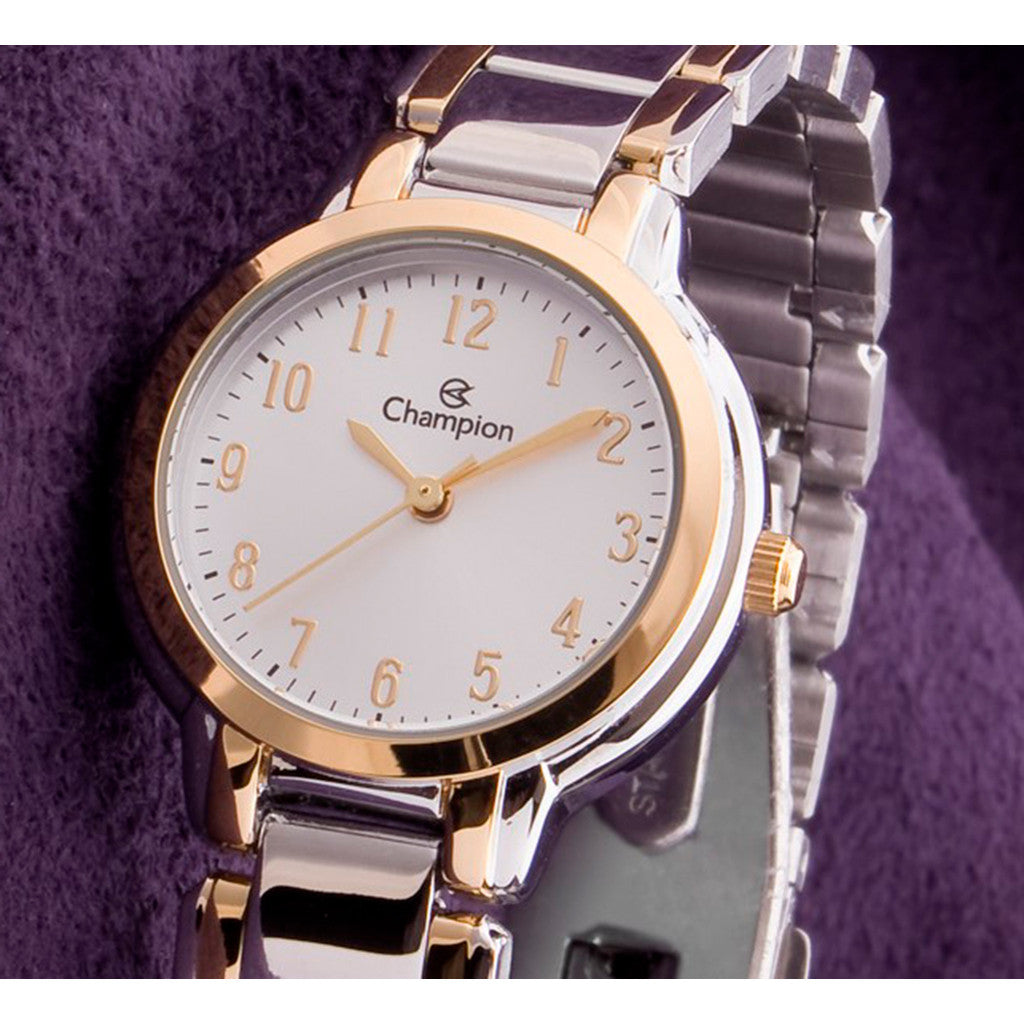 Relógio Feminino coleção Champion & Conjunto Colar e Brincos